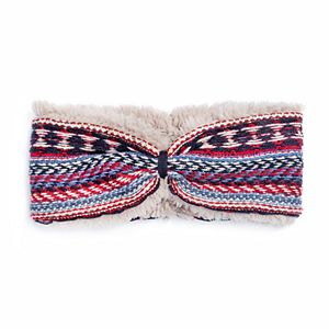 Women's MUK LUKS Zigzag Striped Headband