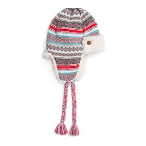 Women's MUK LUKS Fairisle Trapper Hat