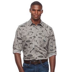 Men's Croft & Barrow® Classic-Fit Roll-Tab Button-Down Shirt