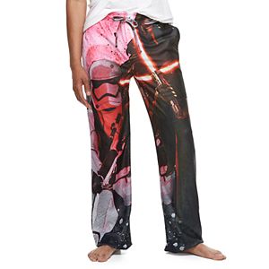 Men's Star Wars: Episode VII The Force Awakens Kylo Ren & Stormtrooper Faceoff Microfleece Lounge Pants