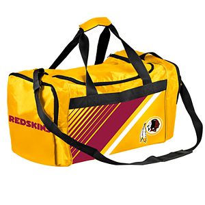 Forever Collectibles Washington Redskins Striped Duffle Bag