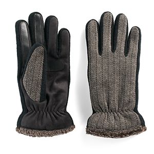 Men's Isotoner Woven smarTouch® Gloves