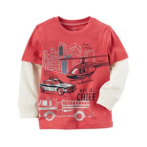 Toddler Boy Carter's Mock-Layer Graphic Tee