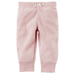 Baby Girl Carter's Solid Fleece Pants