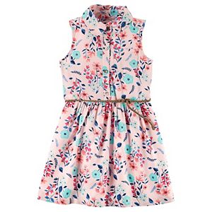 Toddler Girl Carter's Floral Shirtdress