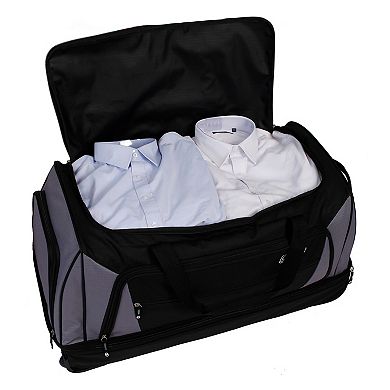 Coleman duffel cheap bag with wheels