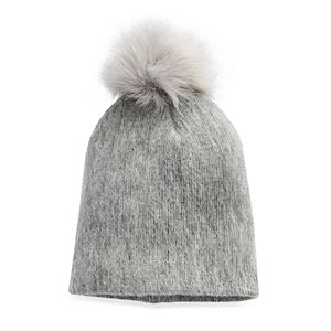 Women's Apt. 9® Solid Brushed Knit Pom Pom Beanie