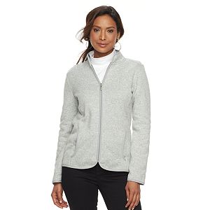 Women's Croft & Barrow® Zippered Fleece Jacket