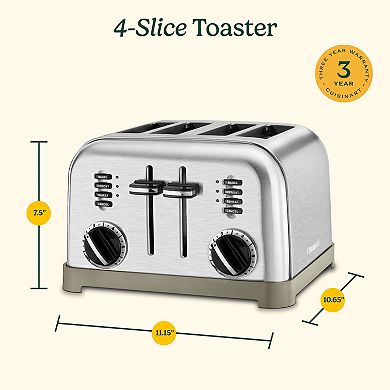 Cuisinart Metal Classic 4-Slice Toaster