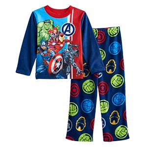 Boys 4-10 Marvel Avengers 2-Piece Fleece Pajama Set