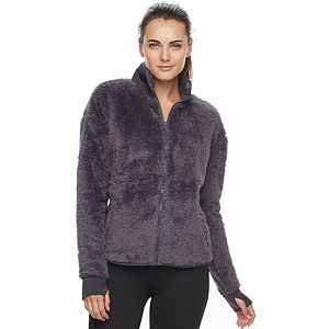Women's FILA SPORT® Fuzzy Fleece Zip-Up Jacket