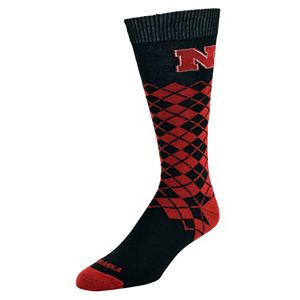 Women's Mojo Nebraska Cornhuskers Argyle Socks
