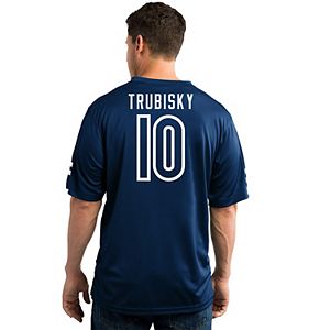 Men's Majestic Chicago Bears Mitchell Trubisky Hashmark Player Top