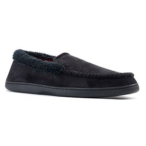 Men's Urban Pipeline Faux-Fur Trim Moccasin Slipper