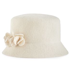 Women's Apt. 9® Floral Wool Knit Microbrim Hat