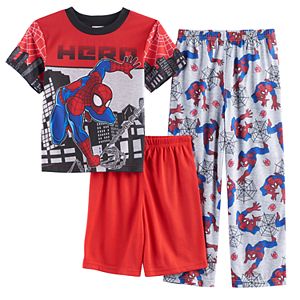 Boys 4-10 Marvel Spider-Man 3-Piece Pajamas