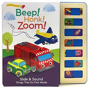 Beep! Honk! Zoom! Slider Book with Sound by Cottage Door Press