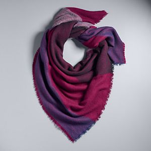 Simply Vera Vera Wang Colorblock Square Scarf