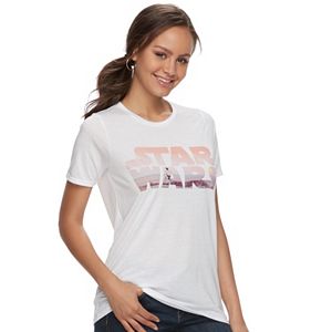 Juniors' Star Wars Tatooine Sunset Graphic Tee