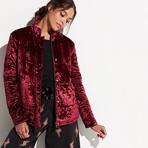 k/lab Velvet Puffer Jacket