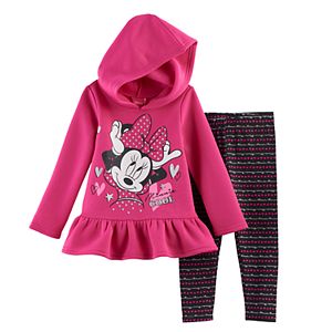 Disney's Minnie Mouse Toddler Girl Hoodie & Leggings Set