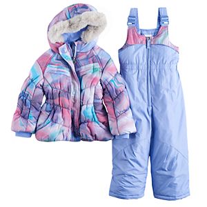 Toddler Girl ZeroXposur Cleo Jacket & Bib Snow Pants Set