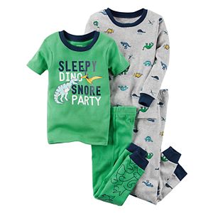 Toddler Boy Carter's 4-pc. Tops & Pants Pajama Set