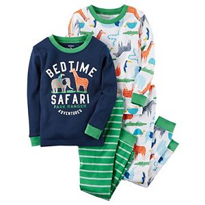 Toddler Boy Carter's 4-pc. Tops & Pants Pajama Set