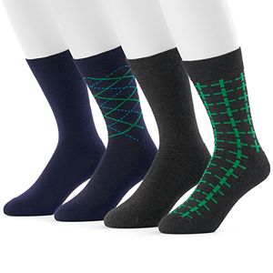 Men's Hanes 4-pack Fresh IQ Crew Socks