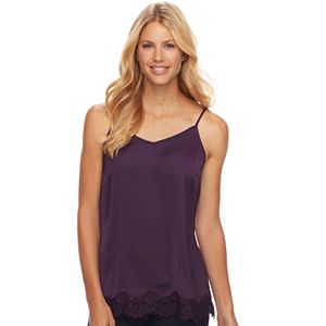 Women's SONOMA Goods for Life™ Satin Lace Cami