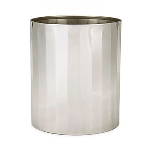 Kassatex Nomad Stainless Steel Wastebasket