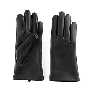 Women's Apt. 9® Fleece Lined Leather Tech Gloves