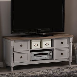 Baxton Studio Farmhouse Shabby Chic TV Stand