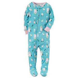 Baby Girl Carter's Unicorn Footed Pajamas