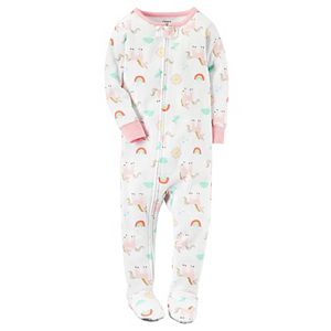 Toddler Girl Carter's Printed Footed Pajamas