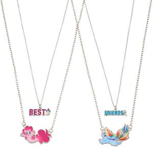 Girls 4-16 My Little Pony Pinkie Pie & Rainbow Dash Best Friends Charm Necklace Set