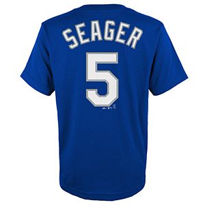 Boys 8-20 Majestic Los Angeles Dodgers Kyle Seager Namer & Number Tee