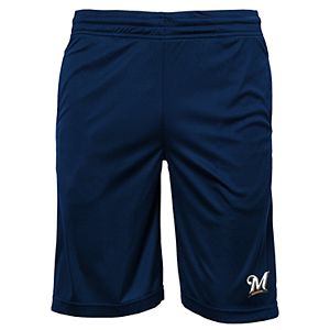 Boys 8-20 Milwaukee Brewers Mesh Shorts