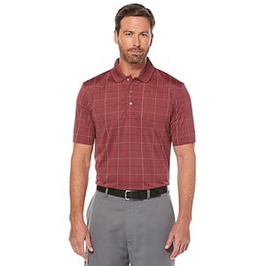Men's Grand Slam Regular-Fit Motionflow 360 Striped Jacquard Performance Golf Polo
