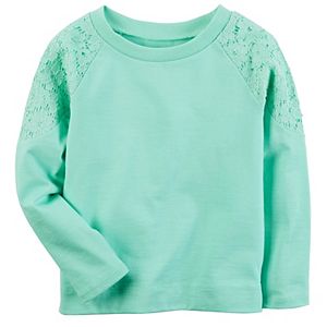 Baby Girl Carter's Lace-Shoulder Top