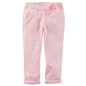 Baby Girl Carter's Bow French Terry Pants