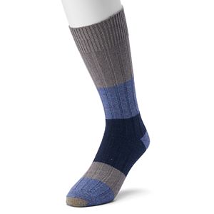 Men's GOLDTOE Colorblock Crew Socks