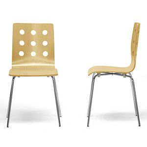 Baxton Studio Celeste Modern Dining Chair 2-piece Set