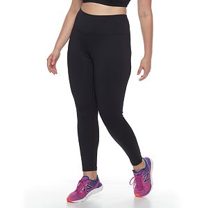 Plus Size Tek Gear® High-Waisted Space-Dyed Performance Leggings