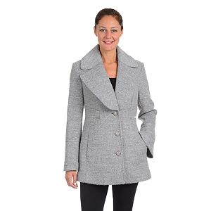 Women's Fleet Street Boucle Wool-Blend Coat