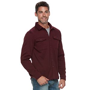 Men's SONOMA Goods for Life™ Sweater-Fleece Shirt Jacket