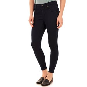 Juniors' Wallflower High Waist Black Skinny Jeans