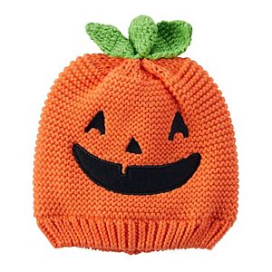 Baby Carter's Halloween Knit Jack-O-Lantern Beanie Hat
