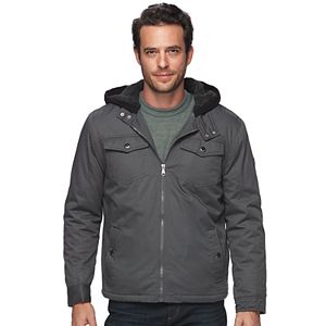 Men's Urban Republic Modern-Fit Twill Hooded Jacket