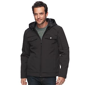 Men's Urban Republic Classic-Fit Softshell Hooded Jacket